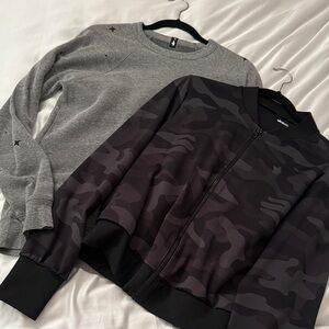 Ultracor Gray and Black Women's Sweaters